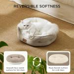 Small Round Cat Bed for Dogs, Puppy, Kitten -20