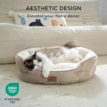 Small Round Cat Bed for Dogs, Puppy, Kitten -20