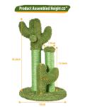 Cactus Cat Scratching Post with Toy