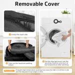 Plush Cat Bed with Removable Cover (Large)