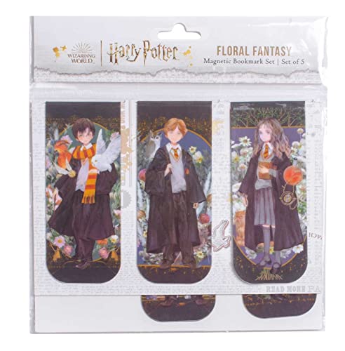 Harry Potter: Floral Fantasy Magnetic Bookmark Collection