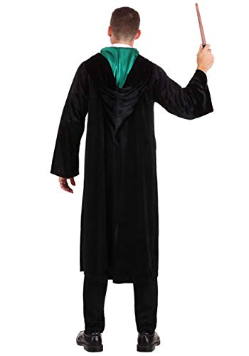 Deluxe Slytherin Robe: Wizard Cosplay, Halloween Costume