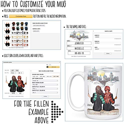 Customizable Harry Potter Best Friend Coffee Mug