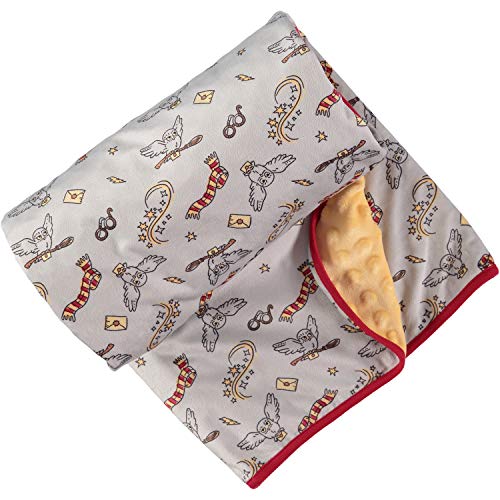 Harry Potter Baby Set: Blanket, Hat, Socks (Red/Yellow/Grey)