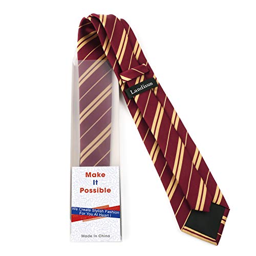 Harry Potter Cosplay Tie - Red Satin, 53 inches