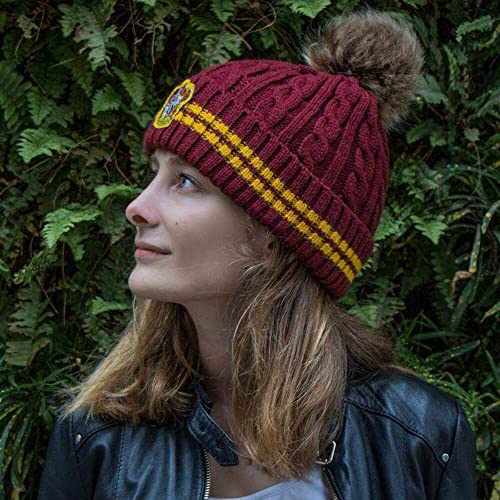 Harry Potter Gryffindor Pom Pom Beanie