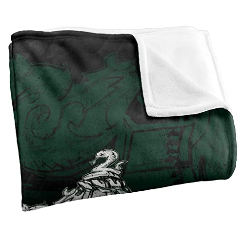 Slytherin House Crest Harry Potter Blanket