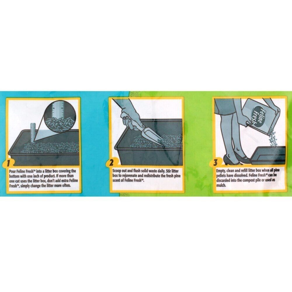 Feline Fresh Natural Pine Cat Litter, 7-lb