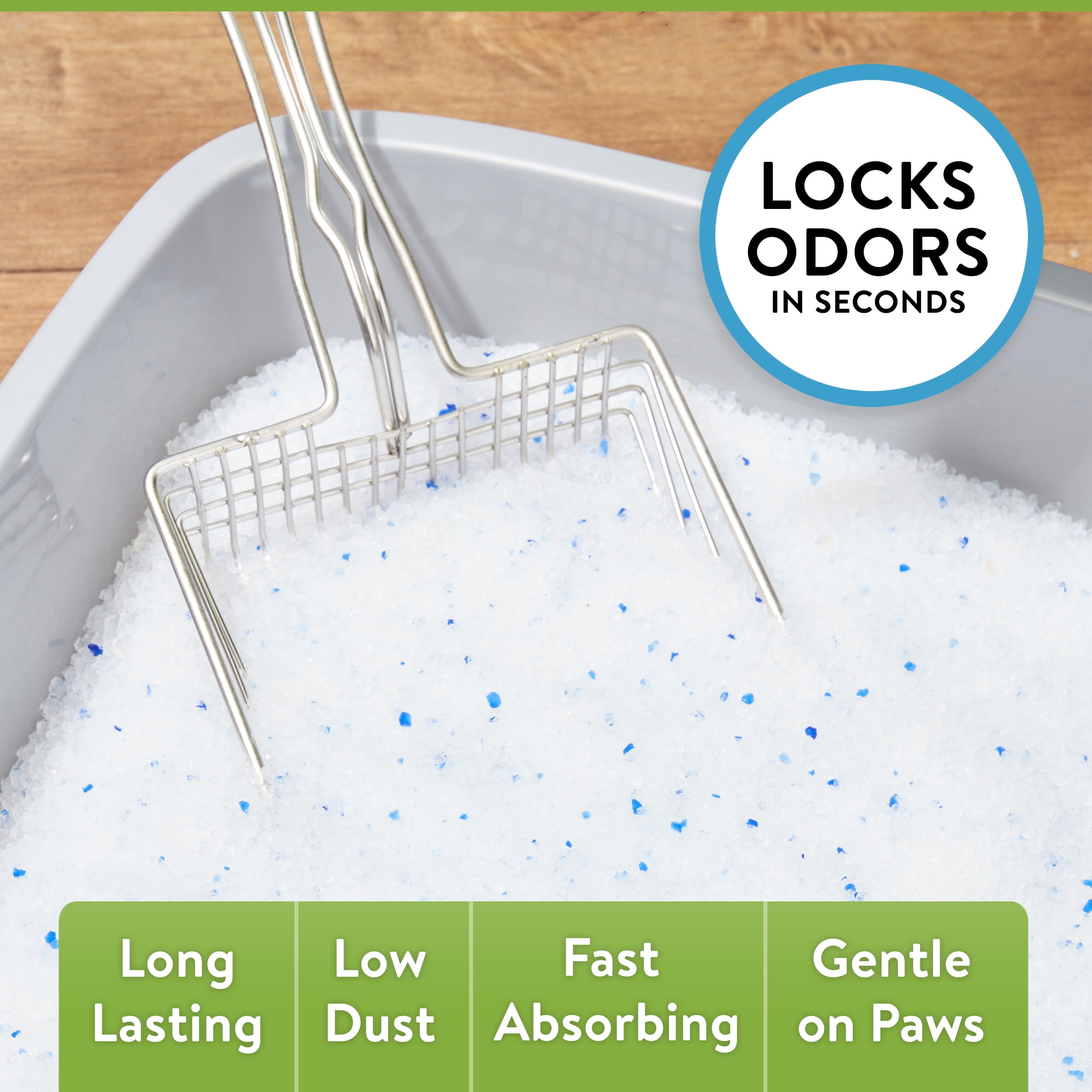 Vibrant Life Mini Crystal Unscented Cat Litter, 8 lb