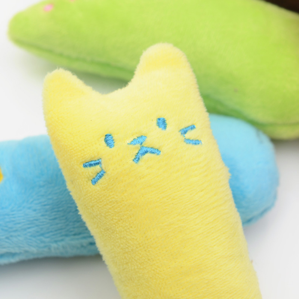 Catnip Filled Cartoon Mice Chew Toy for Cats