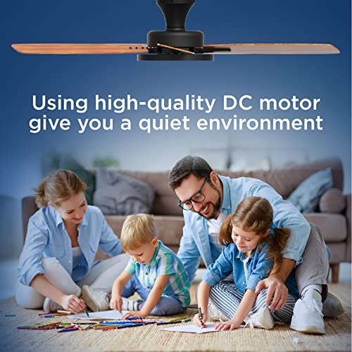 TALOYA 52" Ultra Silent Ceiling Fan with Lights