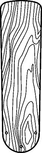 Westinghouse Lighting 7741000 42" Oak/Walnut Fan Blades, 5-Pack