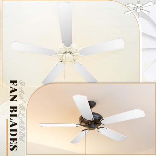 10 White 16 1/2'' Waterproof Ceiling Fan Blades