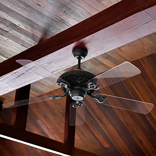 STAUBER Clear Acrylic Universal Ceiling Fan Blades, 42
