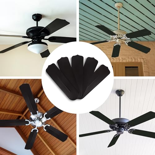 20" Ceiling Fan Replacement Blades - Dark Brown, Indoor/Outdoor