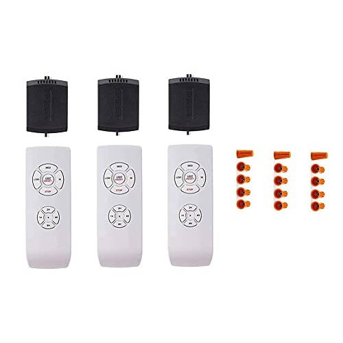 Set of 3 Small Ceiling Fan Remote Control Kits