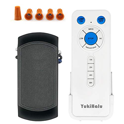 YukiHalu Universal Ceiling Fan Remote Control with Natural Wind Function