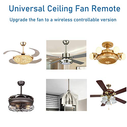 YukiHalu Universal Ceiling Fan Remote Control with Natural Wind Function