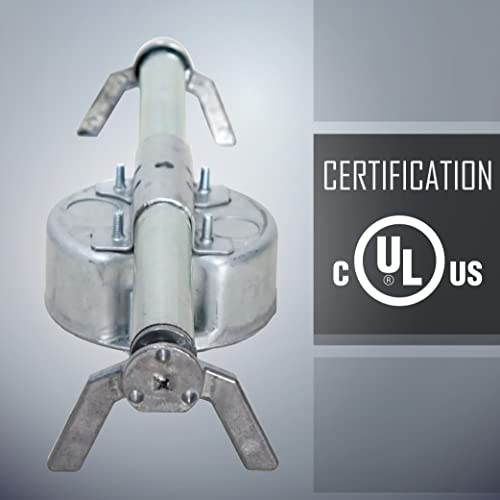 The Hubbell Raco 936 Round Retro Brace in Gray