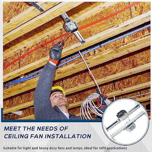 Adjustable Ceiling Fan Electrical Box Brace, 4 Pieces