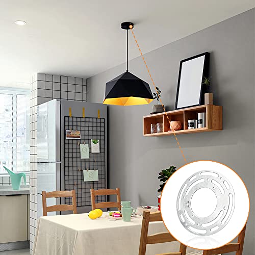 Universal 4" Ceiling Fan Mounting Bracket with Accessories