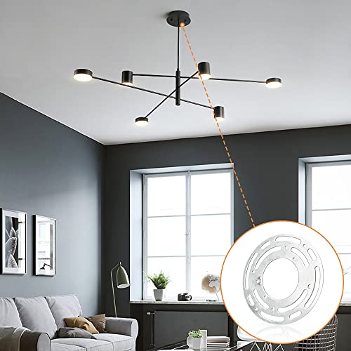 Universal 4" Ceiling Fan Mounting Bracket with Accessories