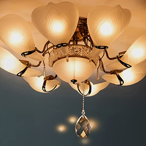 2PCS Premium Ceiling Fan Pull Chains with Extension