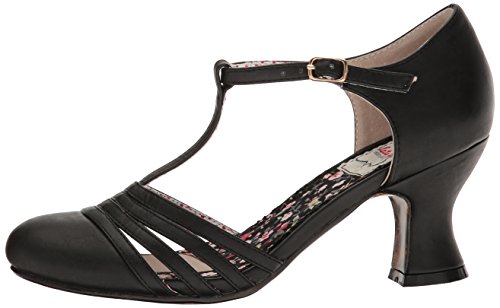 Bettie Page Lucy Black Spectator Pump, Size 10