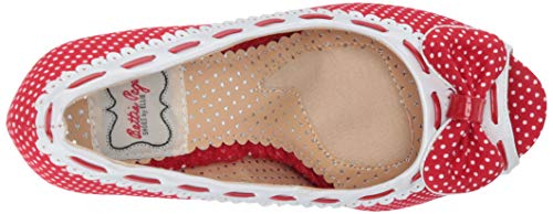 Bettie Page BP412-AMELIE Pump, red, 10 M US