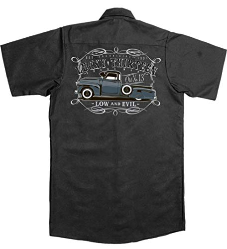 Lucky 13 Men's Dragger Workshirt XL Black