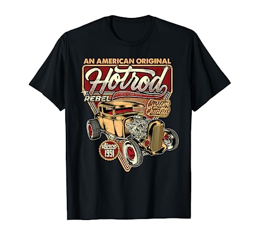 Men's Vintage Speed and Power Hot Rod Tee