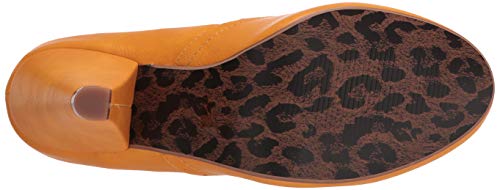 Bettie Page Women's Vintage Style Pump, Yellow, 8