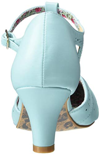 Bettie Page BP250-MAISIE Pump, Blue, 10 M US