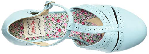 Bettie Page BP250-MAISIE Pump, Blue, 10 M US