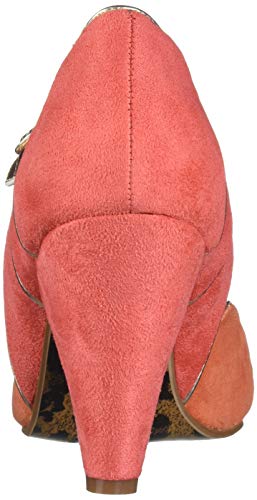 Bettie Page Peach Vintage Pumps, 10M