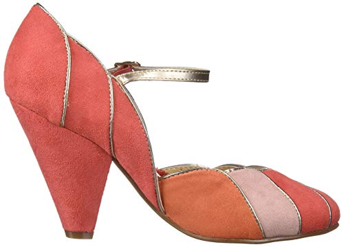 Bettie Page Peach Vintage Pumps, 10M