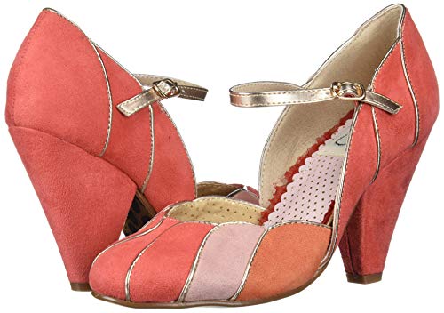 Bettie Page Peach Vintage Pumps, 10M