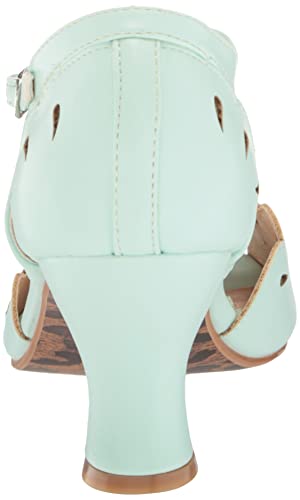 Bettie Page Women's BP253-JULIA Pump, Mint, 8
