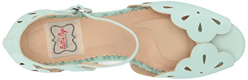 Bettie Page Women's BP253-JULIA Pump, Mint, 8