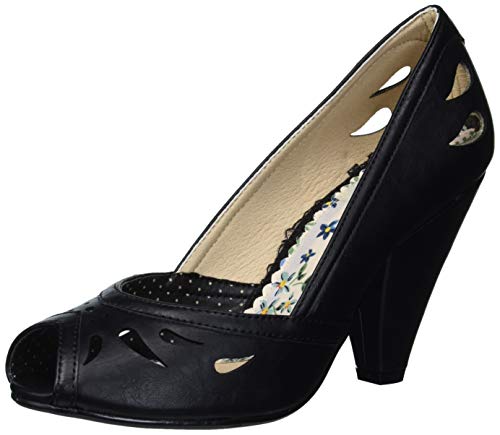 Bettie Page Black Vintage Retro Pumps - 11 US