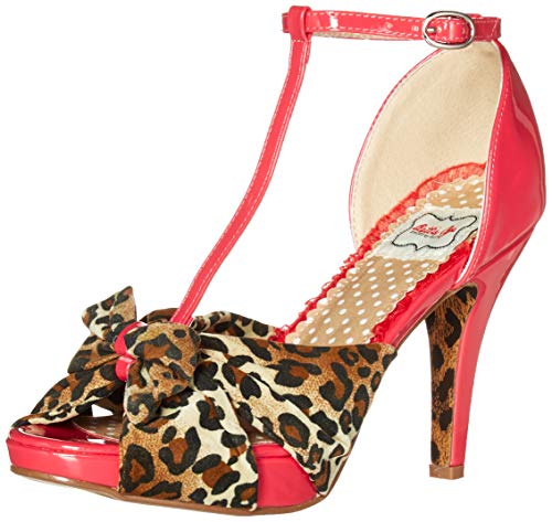 Bettie Page BP412-BESSIE Pump, Fuchsia, 8 M US