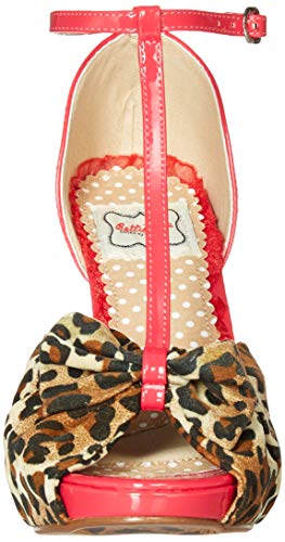 Bettie Page BP412-BESSIE Pump, Fuchsia, 8 M US
