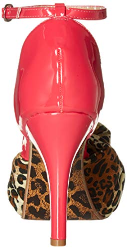 Bettie Page BP412-BESSIE Pump, Fuchsia, 8 M US