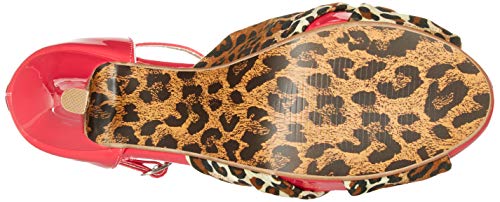 Bettie Page BP412-BESSIE Pump, Fuchsia, 8 M US