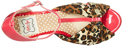 Bettie Page BP412-BESSIE Pump, Fuchsia, 8 M US