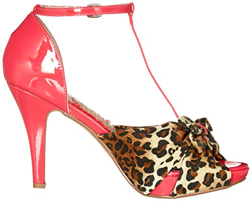 Bettie Page BP412-BESSIE Pump, Fuchsia, 8 M US