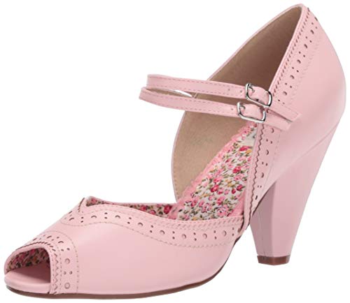Bettie Page BP403-NELLIE Pump, pnk, 11 M US