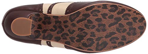 Bettie Page Women's Vintage Style Pump, Brown, 10