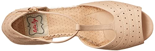 Bettie Page Women's BP303-FRANNIE Pump, Nude, 9