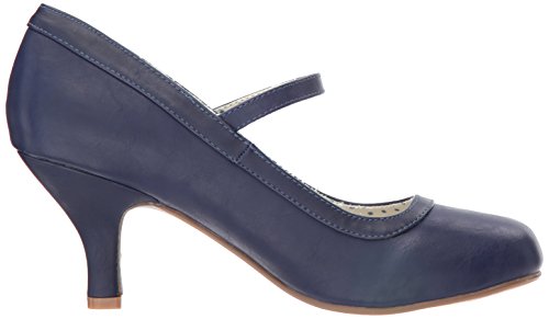 Bettie Page Navy Spectator Pumps, 7M